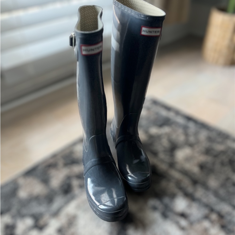 Gray Hunter Boots